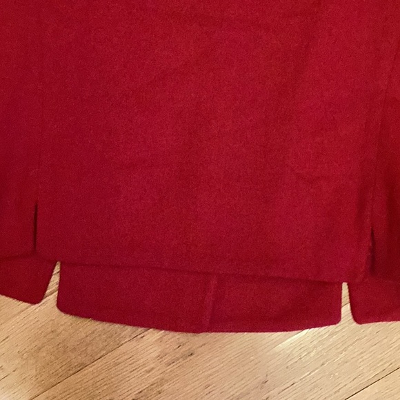 All wool A-line skirt and fully lined jacket with ornate gold buttons. - Picture 12 of 16